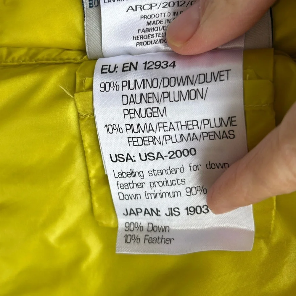 Moncler Citrine Kids Down Vest, size 12 - Picture 14 of 14